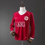 Retro 06/07 Manchester United Long Sleeve Home Jersey S-XXL