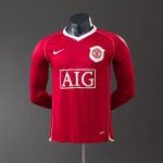 Man Utd 06/07 Home Long Sleeve Player Version Jersey