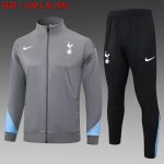 Tottenham Hotspur 24-25 Long Zip Jacket Dark Grey