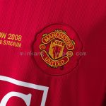 Retro 07/08 Manchester United Champions League Home Jersey S-XXL - 图片 5