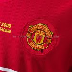 Manchester United 07/08 Champions League Home Retro Long Sleeve Jersey S-XXL - 图片 6