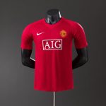 Man Utd 07/08 Home Player Version Retro Jersey