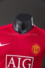Man Utd 07/08 Home Player Version Retro Jersey - 图片 6