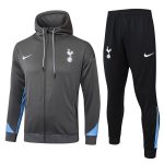 Tottenham Hotspur 24/25 Long Zip Hoodie Dark Grey - 图片 8