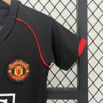 Man Utd 07/08 Black Kids Jersey - 图片 2