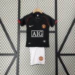 Man Utd 07/08 Black Kids Jersey - 图片 4