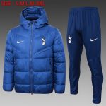 Tottenham Hotspur 23-24 Season Colorful Blue Cotton Jacket - 图片 2