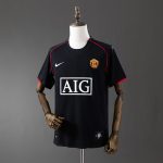 Man Utd 2007/08 Retro Black Jersey - 图片 9