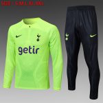 Tottenham Hotspur 22/23 Half-Zip Fleece Jacket Fluorescent Green