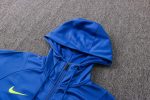 Tottenham Hotspur 21-22 Long Zip Jacket with Hood, Colorful Blue, S-2XL - 图片 5