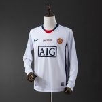 Man Utd 2008/09 Away Champions League Edition Long Sleeve Retro Jersey
