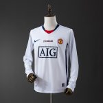 Man Utd 2008/09 Away Champions League Edition Long Sleeve Retro Jersey - 图片 9