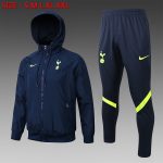 Tottenham Hotspur 21-22 Navy Blue Windbreaker (Original Waterproof Fabric) - 图片 5