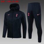 Tottenham Hotspur Blue Long Zipper Jacket with Hood - 图片 7