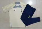 Tottenham Hotspur 22-23 Apricot Training Short Sleeve Set (with Pants) - 图片 9