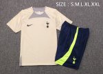 Tottenham Hotspur 22-23 Yellow Training Short Sleeve Set with 5-Inch Shorts - 图片 5