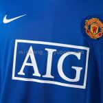 Man Utd 2008/09 Second Away Long Sleeve Retro Jersey - 图片 5
