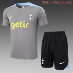 Tottenham Hotspur 24-25 Season Grey Short Sleeve Training Set with 5-Inch Shorts - 图片 8