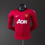 Man Utd 12/13 Home Long Sleeve Player Version Jersey - 图片 9