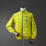 Newcastle United Reversible Jacket Windbreaker - Army Green & Yellow - 图片 3