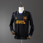 Manchester United 1993-1995 Away Retro Long Sleeve Jersey S-XXL