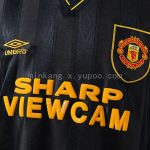 Manchester United 1993-1995 Away Retro Long Sleeve Jersey S-XXL - 图片 5