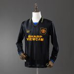 Manchester United 1993-1995 Away Retro Long Sleeve Jersey S-XXL - 图片 8