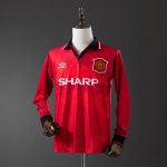 Man Utd 1994/96 Home Long Sleeve Retro Jersey - 图片 8