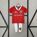 Man Utd 1999/2000 Home Kids Jersey