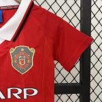 Man Utd 1999/2000 Home Kids Jersey - 图片 2