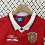 Man Utd 1999/2000 Home Kids Jersey - 图片 3
