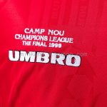 Retro 1999-2000 Manchester United Home Jersey S-4XL - 图片 3