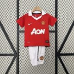 Man Utd 10/11 Home Kids Jersey