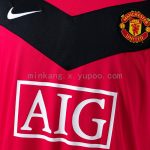 Manchester United 2010 Home Long Sleeve Retro Jersey - 图片 5