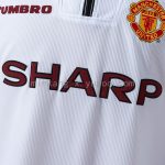 Man Utd 98/99 White Long Sleeve Retro Jersey - 图片 5