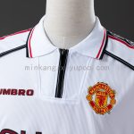 Man Utd 98/99 White Long Sleeve Retro Jersey - 图片 6