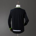 Man Utd 98/99 2nd Away Champions League Edition Long Sleeve Retro Jersey - 图片 7