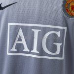 Man Utd 2007 Goalkeeper Grey Long Sleeve Retro Jersey - 图片 5