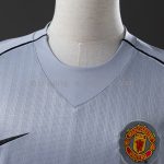 Man Utd 2007 Goalkeeper Grey Long Sleeve Retro Jersey - 图片 6