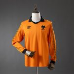 Wolves 1980-1981 Home Long-Sleeve Retro Jersey - 图片 3