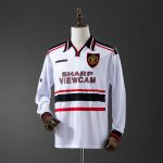 Man Utd 1998/99 Away Long Sleeve Retro Jersey - 图片 8