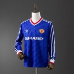 Man Utd 1986/88 Second Away Long Sleeve Retro Jersey