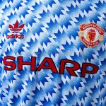 Manchester United 1990-1992 Away Retro Long Sleeve Jersey - 图片 5