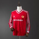 Man Utd 1986/88 Second Away Long Sleeve Retro Jersey