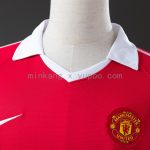 Man Utd 2010/11 Home Long Sleeve Retro Jersey - 图片 7