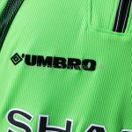 Man Utd 1998/99 Goalkeeper Green Long Sleeve Retro Jersey - 图片 3