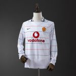 Man Utd 2003/05 Away Long Sleeve Retro Jersey - 图片 8
