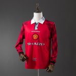 Manchester United 1996 Home Retro Long Sleeve Jersey