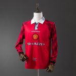 Manchester United 1996 Home Retro Long Sleeve Jersey - 图片 7