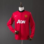 Manchester United 2013/14 Home Retro Long Sleeve Jersey S-XXL - 图片 9